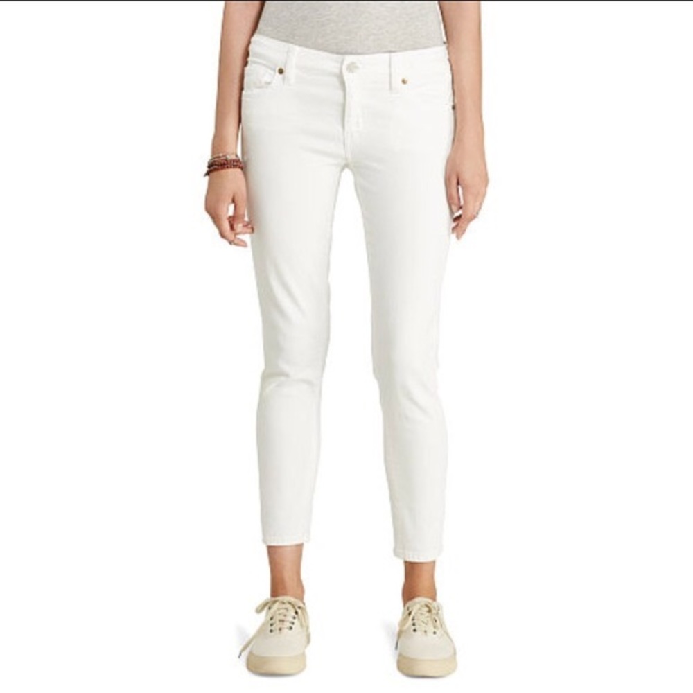 White Ralph Lauren Denim & Supply skinny jeans